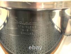 VTG SALAD MASTER Stainless Steel Cookware Set 12pc Vapo lids Dutch Oven lid USA