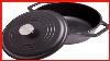 Victoria 4 Quart Cast Iron Dutch Oven With Lid And Dual Loop Handles Seasoned With Flaxseed Oil
