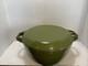 Vintage 1960's Copco Denmark Green Enamel D3 Dutch Oven With Lid Michael Lax