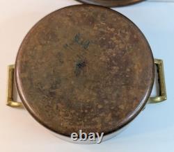 Vintage 1960s Copper Dutch Oven / Stock Pot Handles & Lid 3Qt. Copper Cookware