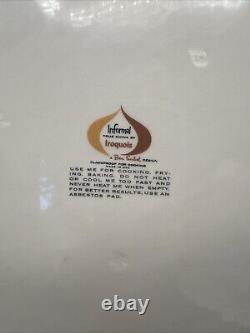 Vintage 1960s Dutch Oven Informal True China by Iroquois Rosemary Pattern withLid