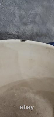 Vintage COPCO D2 Dark Blue Enamel Cast Iron Dutch Oven & Saucepan With Lid