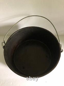 Vintage Cast Iron C-H CO 12 3 Leg Dutch Oven Spider Skillet Pot Cauldron WithLid