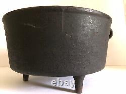Vintage Cast Iron C-H CO 12 3 Leg Dutch Oven Spider Skillet Pot Cauldron WithLid