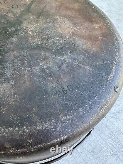 Vintage Cast Iron Wagner Ware Sidney -O- 1268 J Dutch Oven with Lid 10 Excellent