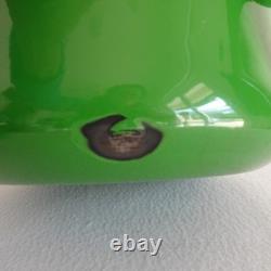 Vintage Dansk Kobenstyle Dutch Oven Green Enamelware MCM Covered Pan Pot