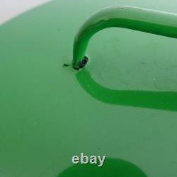 Vintage Dansk Kobenstyle Dutch Oven Green Enamelware MCM Covered Pan Pot