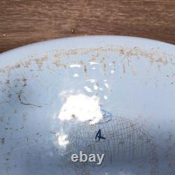 Vintage Dru Holland Dutch Oven #35. Oval 5.3qt 5L. Baby Blue Fast Shipping