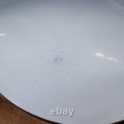 Vintage Dru Holland Dutch Oven #35. Oval 5.3qt 5L. Baby Blue Fast Shipping