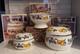 Vintage Dutch Oven Pot Colander Tabletops Unlimited Essence Enamel Set Brass