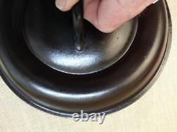 Vintage Favorite Piqua Ware Cast Iron Donut Dutch Oven French Bowl Lid Cover Vintage Favorite Piqua Ware Cast Iron Donut Dutch Oven French Bowl Lid Cover
