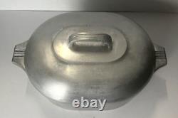 Vintage GHC Magnalite 8 Qt Roaster Dutch Oven with Lid Reto Aluminum Pot Wagner