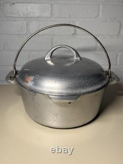 Vintage Griswold #7 Tite-Top Cast Alumimum Dutch Oven withLid & Handle A463 1/2 N