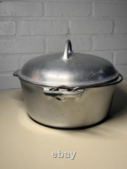 Vintage Griswold #7 Tite-Top Cast Alumimum Dutch Oven withLid & Handle A463 1/2 N