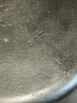 Vintage Griswold #8 Slant Logo 5 Quart Cast Iron Dutch Oven with Lid / Antique