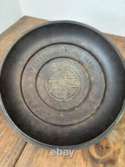 Vintage Griswold #8 Tite-Top Dutch Oven 833 H With 2551 C Lid Original Uncleaned