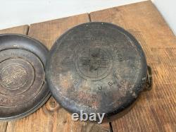 Vintage Griswold #8 Tite-Top Dutch Oven 833 H With 2551 C Lid Original Uncleaned
