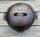 Vintage Griswold Cast Iron #7 Tite Top Dutch Oven And Lid Fully Restored