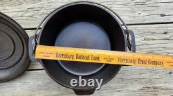 Vintage Griswold Cast Iron #7 Tite Top Dutch Oven And Lid FULLY RESTORED