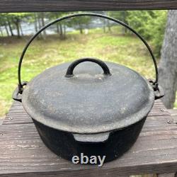 Vintage Griswold Erie No 9 Cast Iron Dutch Oven 2552 Lid Bail Handle. FOR REPAIR