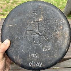 Vintage Griswold Erie No 9 Cast Iron Dutch Oven 2552 Lid Bail Handle. FOR REPAIR