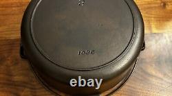 Vintage Griswold Iron Mountain Cast Iron 8 Dutch Oven 1036 with Matching 1037 Lid