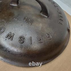 Vintage Griswold Tite Top No 7 Dutch Oven Lid Only 2604 B