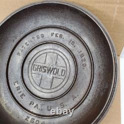 Vintage Griswold Tite Top No 7 Dutch Oven Lid Only 2604 B