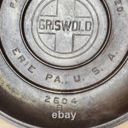 Vintage Griswold Tite Top No 7 Dutch Oven Lid Only 2604 B