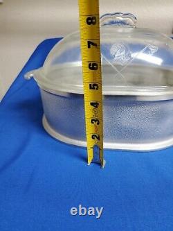 Vintage Guardian Ware Aluminum Roaster Dutch Oven with Glass Lid