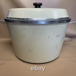 Vintage KF Kitchen Fair Cast Aluminum Large Pot 14 Dutch Oven With Lid