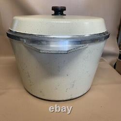 Vintage KF Kitchen Fair Cast Aluminum Large Pot 14 Dutch Oven With Lid