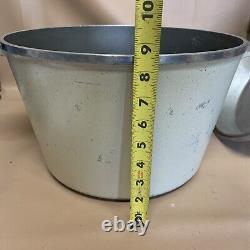 Vintage KF Kitchen Fair Cast Aluminum Large Pot 14 Dutch Oven With Lid