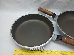 Vintage Kitchen Fair KF 10 Pot Cast Aluminum Dutch Oven And 2 Skillets With Lid