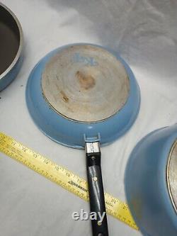 Vintage Kitchen Fair KF 10 Pot Cast Aluminum Dutch Oven And 2 Skillets With Lid