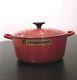 Vintage Le Creuset Cast Iron Dutch Oven #24 With Lid 4 Qt Made In France