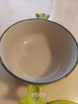 Vintage Le Creuset Dutch Oven 17 Rare Lime Green 1 Qt