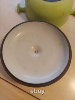 Vintage Le Creuset Dutch Oven 17 Rare Lime Green 1 Qt
