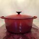 Vintage Le Creuset Dutch Oven 5.5qt Cast Iron Enameled 26 Pot