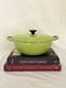 Vintage Le Creuset Dutch Oven Green Number 22 Soup Pot 2.75 Qt