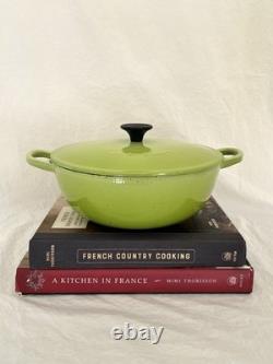 Vintage Le Creuset Dutch Oven Green Number 22 Soup Pot 2.75 QT