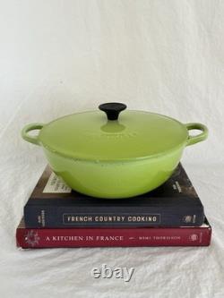 Vintage Le Creuset Dutch Oven Green Number 22 Soup Pot 2.75 QT