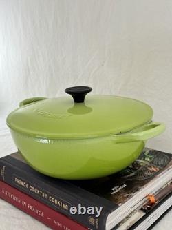 Vintage Le Creuset Dutch Oven Green Number 22 Soup Pot 2.75 QT