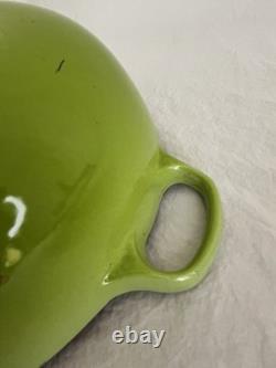 Vintage Le Creuset Dutch Oven Green Number 22 Soup Pot 2.75 QT