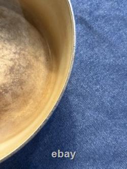 Vintage Le Creuset France Blue Dutch Oven Cast Iron Pot Cookware NO LID As Is