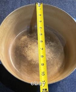 Vintage Le Creuset France Blue Dutch Oven Cast Iron Pot Cookware NO LID As Is