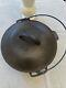 Vintage Lodge #7 Cast Iron Dutch Oven With Basting Lid And Wire Handle