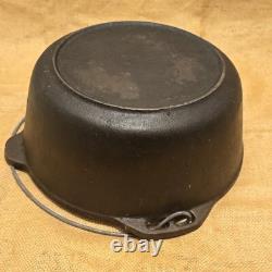 Vintage Lodge Cast Iron #10 DO Dutch Oven With Lid Made In USA