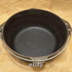 Vintage Lodge Cast Iron #10 DO Dutch Oven With Lid Made In USA