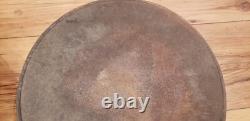 Vintage Lodge Large Cast Iron Dutch Oven Pot 14 C O with Lid 14 Inch 3 Leg